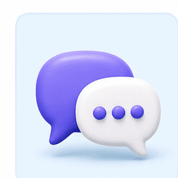 3D chat bubbles