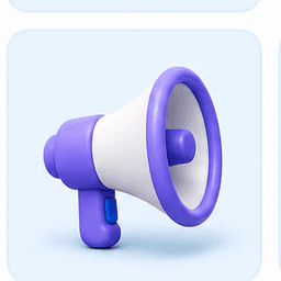 3D megaphone