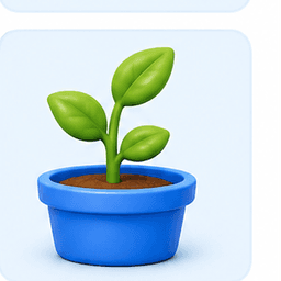 3D sprout in a pot