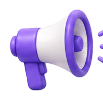3D megaphone